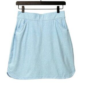 Peter Millar Women's Knit Skort Light Blue Golf Tennis Pickleball UPF 50 Size XS